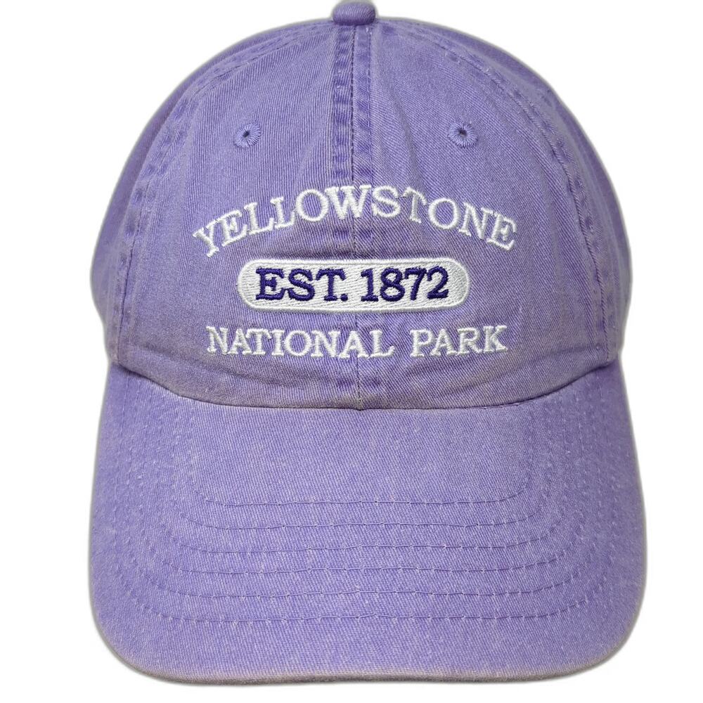 Royal Resortwear Yellowstone National Park Hat Purple Baseball Cap One Size